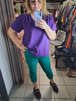 Bluzka T-shirt purpura